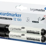VILTSTIFT LEGAMASTER TZ100 WHITEB ROND 2MM ZWART