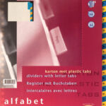 TABBLADEN MULTO 7310400 A4 23R KARTON A-Z CHAMOIS