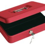 GELDKIST PAVO 250X180X90MM ROOD