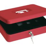 GELDKIST PAVO 300X240X90MM ROOD