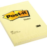 MEMOBLOK 3M POST-IT 659 102X152MM GEEL