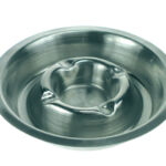 ASBAK METAAL VERCHROOMD 160MM RVS STAPELBAAR