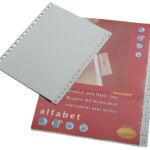 TABBLADEN MULTO 7052020 A5 17R PP A-Z GRIJS