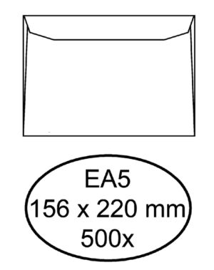 ENVELOP QUANTORE BANK EA5 156X220 80GR WIT