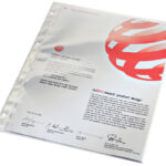 SHOWTAS LEITZ 4734 A4 4R PVC 0.08MM GLAD