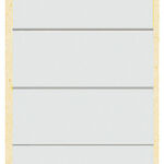 RUGETIKET LEITZ 1640 62X285MM WIT