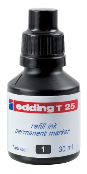 VILTSTIFTINKT EDDING T25 ZWART