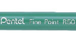 ROLLERPEN PENTEL R50 0.4MM ZWART
