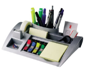 BUREAU ORGANIZER 3M POST-IT C50 ZILVER