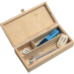 TEKENDOOS NUMMER 2 MIDDEL 250X125X65MM HOUT