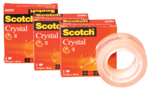 PLAKBAND 3M SCOTCH 600 19MMX10M CRYSTAL CLEAR