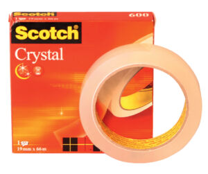 PLAKBAND 3M SCOTCH 600 19MMX66M CRYSTAL CLEAR