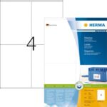 ETIKET HERMA 4454 105X144MM PREMIUM A4 400ST