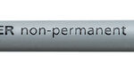 VILTSTIFT STAEDTLER OHP LUMO F 316 NON PERM BLAUW