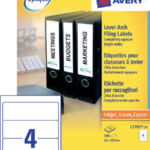RUGETIKET AVERY L7701-25 192X62MM 100ST
