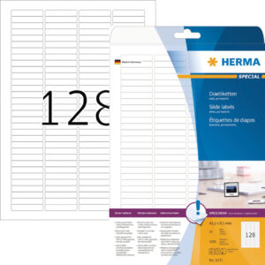 ETIKET HERMA 5071 43.2X8.5MM DIA A4 3200ST WIT
