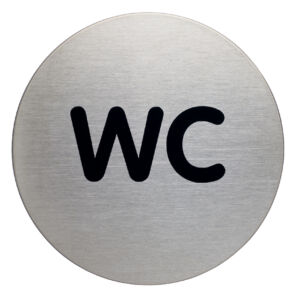 INFOBORD PICTOGRAM DURABLE WC ROND 83MM