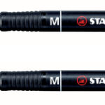 VILTSTIFT STABILO OHP 843/46 ROND 1MM M PERM ZWART