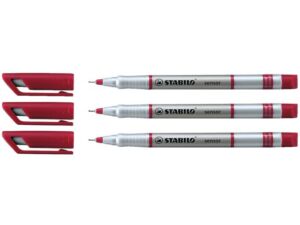 FINELINER STABILO SENSOR 189/40 ROOD