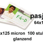 LAMINEERHOES GBC BAGAGE LABEL 64X108MM 125MICRON