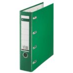 ORDNER LEITZ 1012 A4 80MM PP BANK 2MECH GROEN
