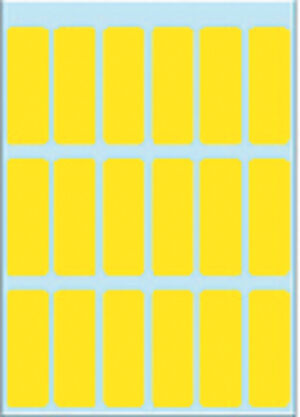 ETIKET HERMA 3651 12X34MM 90ST GEEL
