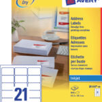 ETIKET AVERY J8160-40 63.5X38.1MM 840ST