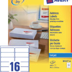 ETIKET AVERY J8162-40 99.1X33.9MM 640ST