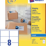 ETIKET AVERY J8165-40 99.1X67.7MM 320ST