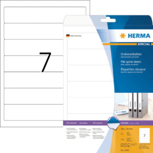 RUGETIKET HERMA 5090 192X38MM 175ST A4 WIT