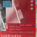 TABBLADEN MULTO 7311730 A4 23R KARTON 10DLG ASS