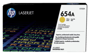 TONERCARTRIDGE HP 654A CF332A 15K GEEL