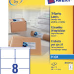 ETIKET AVERY J8165-10 99.1X67.7MM 80ST