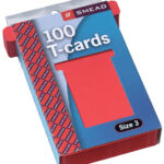 PLANBORD T-KAART A5548-322 77MM ROOD