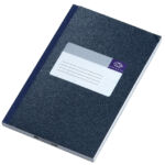 NOTITIEBOEK ATLANTA 165X105MM 128BLZ BLAUW