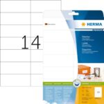 ETIKET HERMA 5057 105X42.3MM PREMIUM A4 350ST