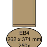 ENVELOP QUANTORE AKTE EB4 262X371 100GR BRUINKRAFT
