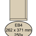 ENVELOP QUANTORE AKTE EB4 262X371 120GR CREMEKRAFT
