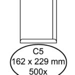 ENVELOP QUANTORE AKTE C5 162X229 100GR WIT