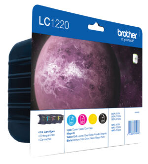 INKCARTRIDGE BROTHER LC-1220 ZWART 3 KLEUREN