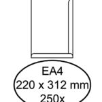 ENVELOP HERMES AKTE EA4 220X312 ZK 120GR 250ST WIT