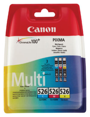 INKCARTRIDGE CANON CLI-526 3 KLEUREN