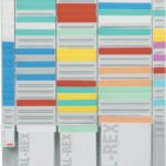 PLANBORD T-KAART NOBO NR 3 80MM BLAUW