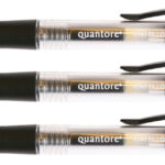 GELSCHRIJVER QUANTORE GRIP DRUKKNOP 0.7MM ZWART