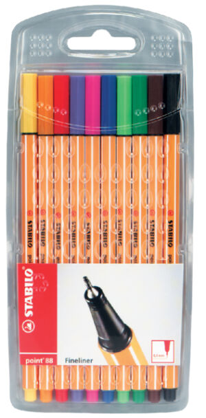 FINELINER STABILO POINT 88/10 ASS