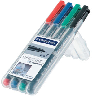 VILTSTIFT STAEDTLER OHP LUMO F 318 PERM WP4