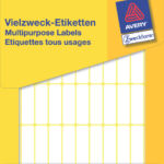 ETIKET AVERY ZWECK 3320 32X10MM 1144ST