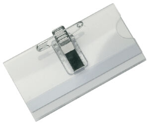 BADGE OPUS 2 MET CLIP+SPELD 75X40MM