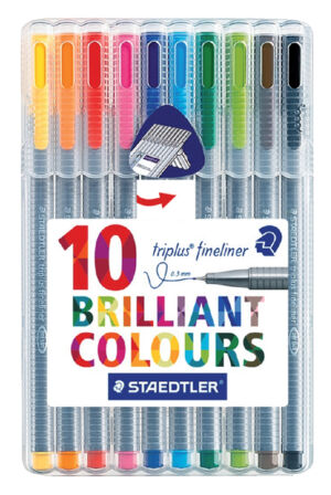 FINELINER STAEDTLER TRIPLUS 334 0.3MM ASS