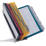 BUREAUSTANDAARD DURABLE VARIO A4 30TAS METAAL ASS